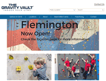 Tablet Screenshot of gravityvault.com